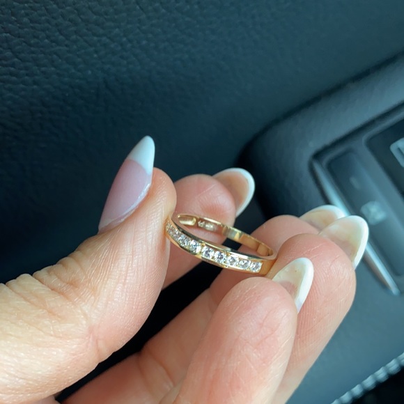 14k Solid Yellow Gold Wedding Band Classic Ring 3mm - Picture 15 of 16